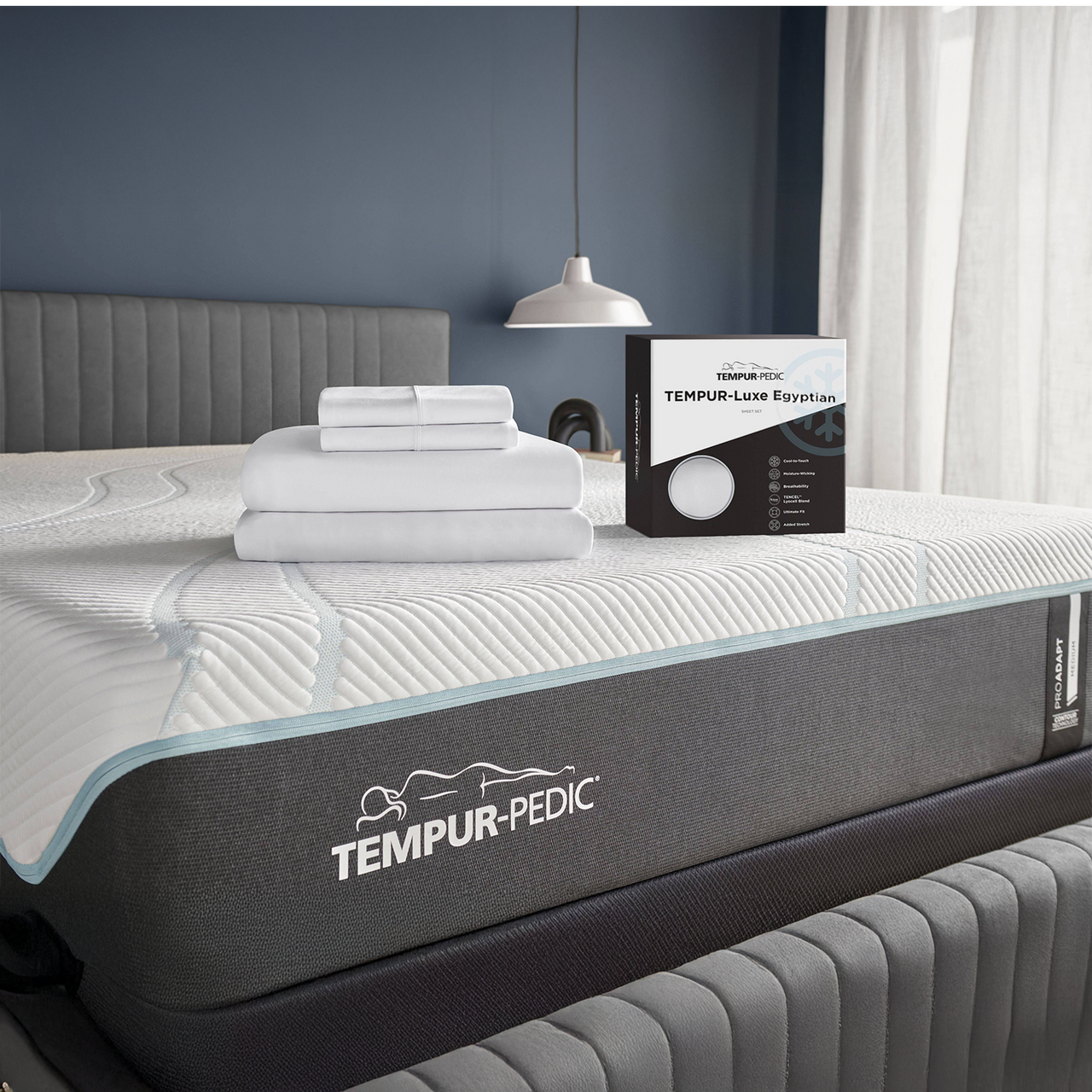 TEMPUR-Luxe Egyptian Cotton Sheet Set